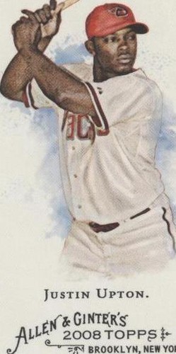 2008 Topps Allen & Ginter's - Justin Upton #40