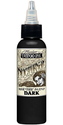 Dark Grey Wash Tattoo Ink by NOCTURNAL Eternal Shading - Pick size 1, 2, 4 oz