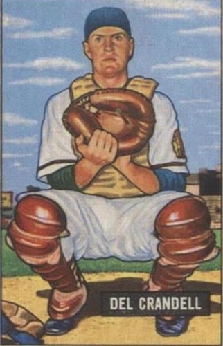 1986 C.C.C. 1951 Bowman Reprints - Del Crandall #20