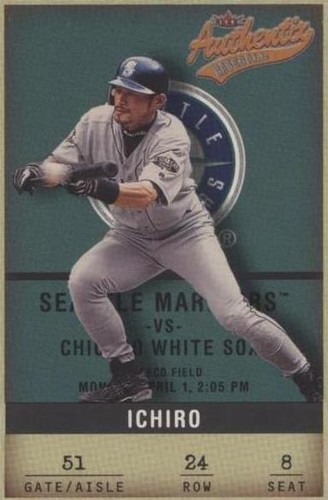 2002 Fleer Authentix - Ichiro Suzuki #24