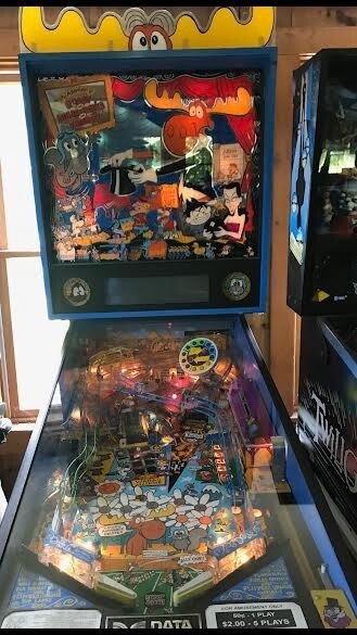 The Adventures of Rocky and Bulwinkle Pinball Machine by