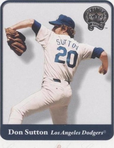 2001 Fleer Greats of the Game - Don Sutton #102