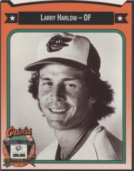 1991 All-Time Baltimore Orioles Team Issue - Larry Harlow #179