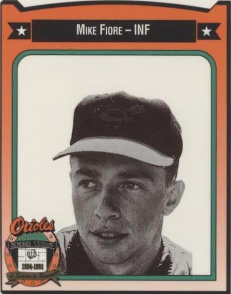 1991 All-Time Baltimore Orioles Team Issue - Mike Fiore #131