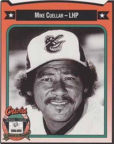 1991 All-Time Baltimore Orioles Team Issue - Mike Cuellar #91