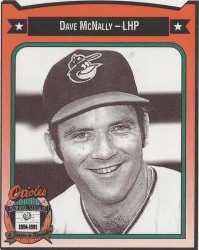 1991 All-Time Baltimore Orioles Team Issue - Dave McNally #293