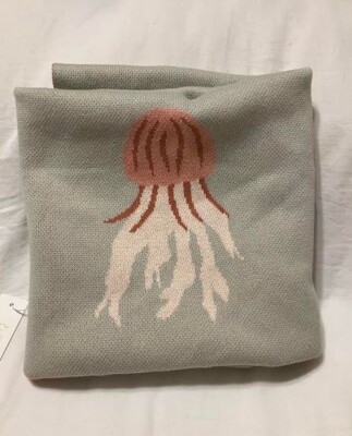 Jellyfish Baby Blanket-Gender Neutral From Milk and Honey 100% Super Soft Cotton