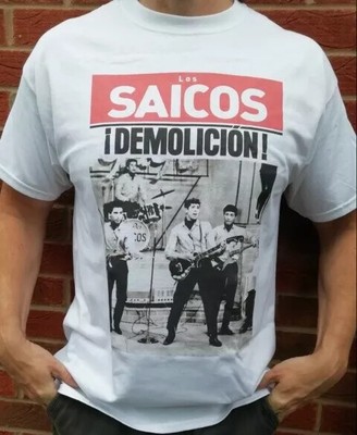Los Saicos DemoliciÃ³n T Shirt Retro 60s Proto-Punk Garage Rock Music Peru V063