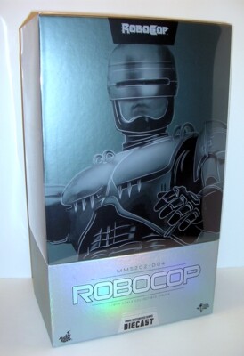 Hot Toys MMS 202 D04 Robocop 12 inch Diecast Action Figure With Sound Effect NEW