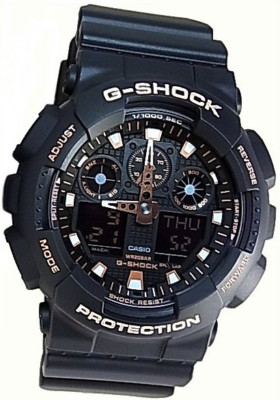 セ*ん様 【極美品】CASIO　G-SHOCK　GA-100　ブラック Casio G-Shock Analog Digital Black XL Watch GA100-1A4