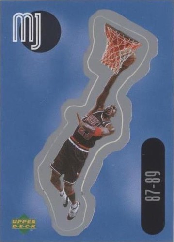 1998-99 Upper Deck Michael Jordan MJ Sticker Collection - Michael Jordan #SU04