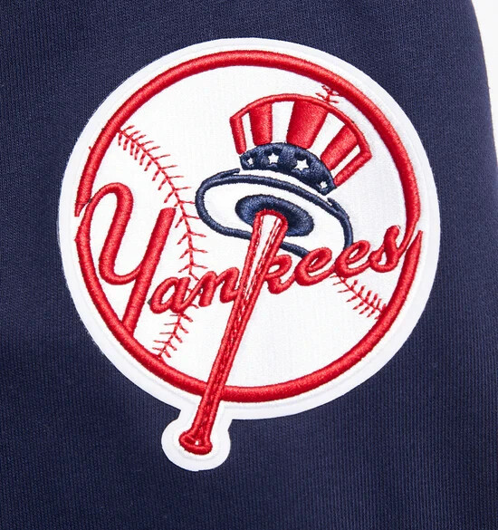 Pro Standard - MLB New York Yankees Script Tail Men's Rib Fleece Hoodie - Navy