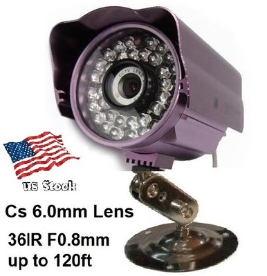 Sunvision 480TVL Outdoor CS Bullet Camera 4.0mm Lens 1/3'' Sony 36 IR LEDs (15)
