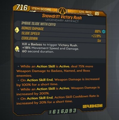 Borderlands 3 [MODDED ARTIFACTS] BL3 Artifact Relic [Buy 2 Get 1!] ANY PLATFORM