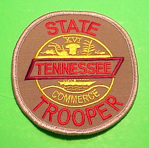 TENNESSEE  STATE TROOPER  COMMERCE  3 3/4"  POLICE  PATCH  FREE SHIPPING!!!