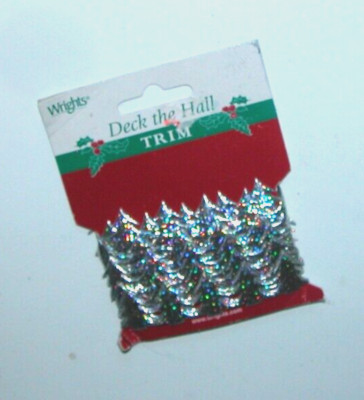 NEW Wrights Christmas Tree Silver Trim