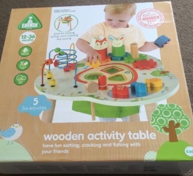 early learning centre activity table