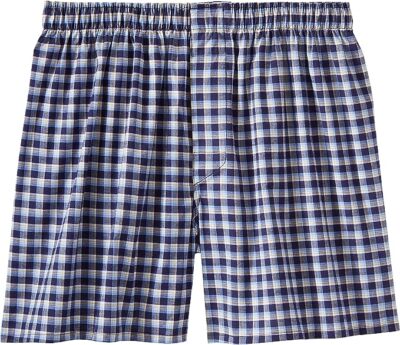 Men's FULL-CUT Woven Boxers 6-Pack   '' Cotton & Classic & Tagless ''