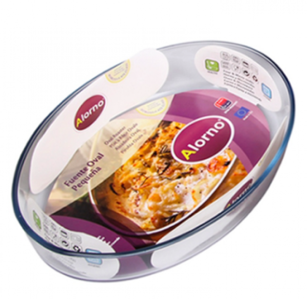 Pirofila Terrina Casseruola In Vetro 2,1 Lt 30 X 21 X 5,5 Cm Forno E Microonde