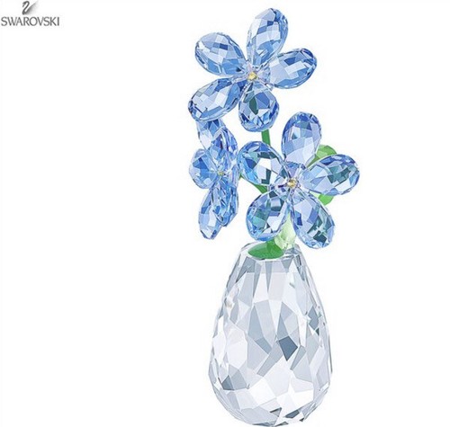 NIB Swarovski Flower Dreams Forget-Me-Not Symbol Of Precious