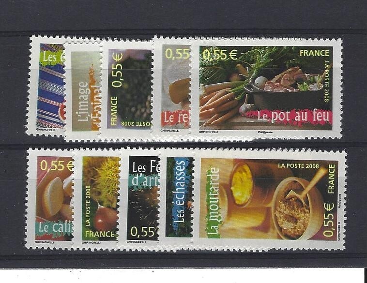 France NÂ° 4260/4269 Neuf Sans CharniÃ¨Re