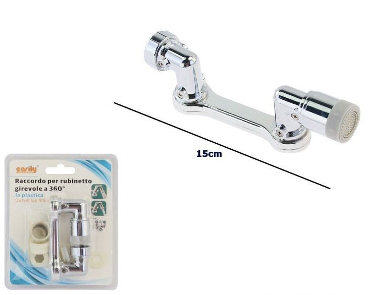 Raccordo Per Rubinetto Girevole a 360° In Plastica dfh