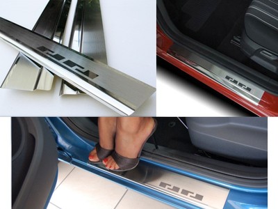 Einstiegsleisten Schutz schwarz Exclusive für Opel Astra H Coupe GTC 04-09