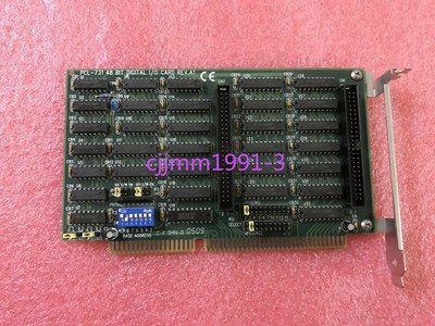 1PC USED  Advantech IO card PCL-731 48 BIT DIGITAL I/O CARD REV.A1