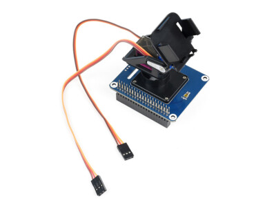 Waveshare 2-DOF Pan-Tilt HAT for Raspberry Pi Light Intensity Sensing I2C
