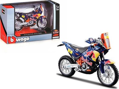 KTM 450 Rally Dakar #1 Red Bull 1/18 Diecast Motorcycle Model by Bburago