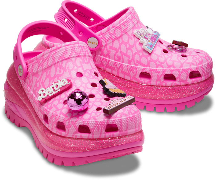 Barbieコラボ クロックス メガクラッシュ Crocs x Barbie Classic Clog Shoes Size 7W *Order Confirmed