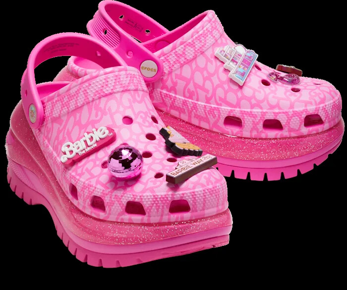 ☆【CROCS】☆Crocs x Barbie The Movie Classic Mega Crush☆ CROCS Womens & Men BARBIE THE MOVIE MEGA CRUSH CLOG 209244