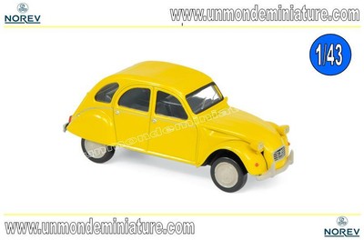 Citroën 2CV 6 Club 1979 Mimosa Yellow Jet Car NOREV NO 150512 Echelle 1/43