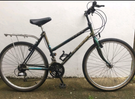 Raleigh Amazon unisex bike. 19” frame. 26” wheels. Good condition