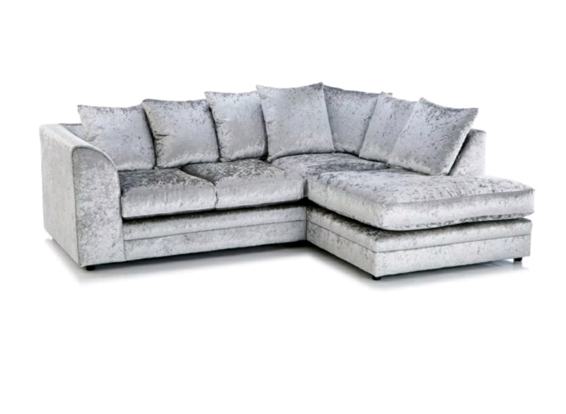 Crushed Velvet Sofa 3+2 Seater Sofa set /Corner Suite | in Hutton