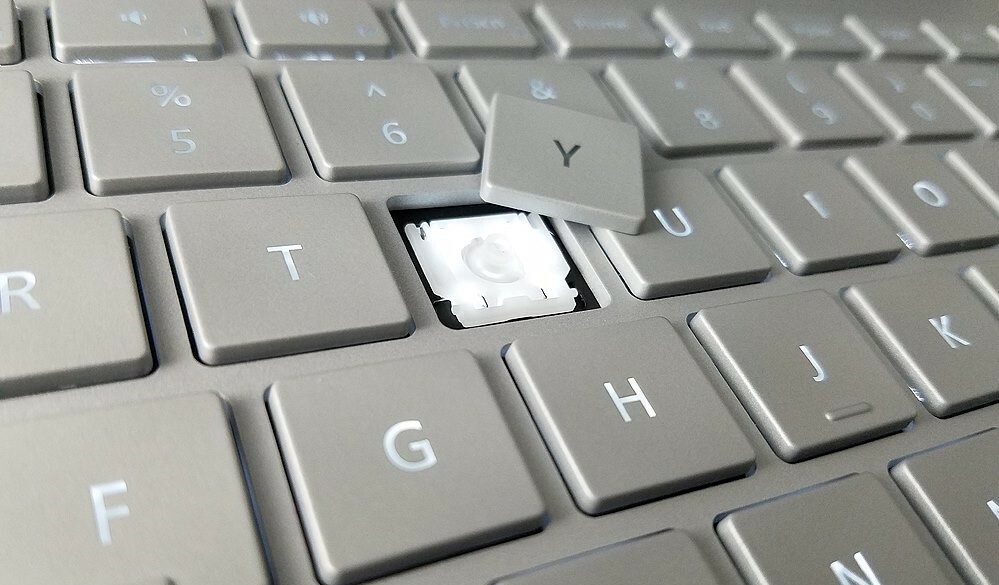 Keycap Replacement Kit - For Silver Surface Laptop 1 or 2 - Free Shipping
