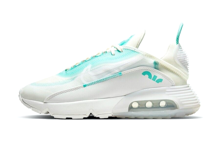 

NIKE AIR MAX 2090 ЖЕНСКАЯ СПОРТИВНАЯ ОБУВЬ Парус/Черный Аврора Зеленый CK2612-101, Sail/black aurora green, Nike Air Max 2090