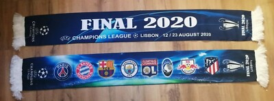 Scarf Schal Final Champions League Lisbon 2020 Encharpes Bayern Munchen PSG