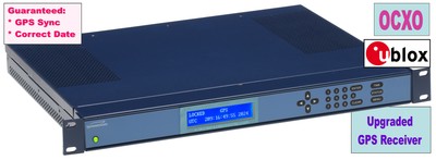Symmetricom XL-GPS UPGRADED NTP Time Server 10Mhz Oscillator IRIGB TIET PPO FREQ