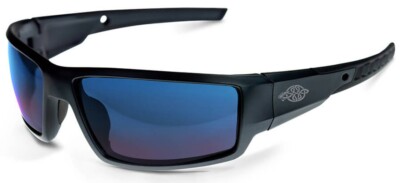 41626 Blue Mirror Safety Glasses Work Sport Eyewear Sunglasses UV ANSI Z87+