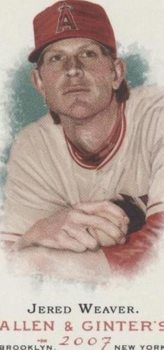2007 Topps Allen & Ginter's - Jered Weaver #135
