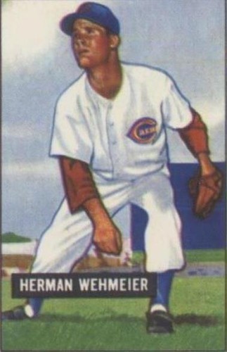 1986 C.C.C. 1951 Bowman Reprints - Herman Wehmeier #144
