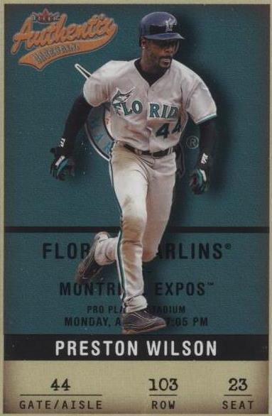 2002 Fleer Authentix - Preston Wilson #103