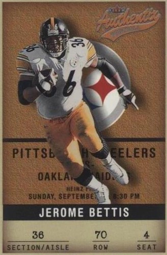 2002 Fleer Authentix Jerome Bettis #70