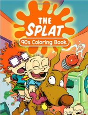 the splat 90s coloring coloring the '90s nickelodeon