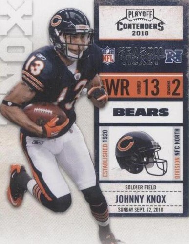 2010 Playoff Contenders Johnny Knox #017