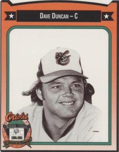 1991 All-Time Baltimore Orioles Team Issue - Dave Duncan #116