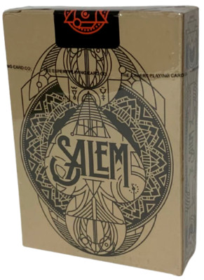 SALEM PLAYING CARDS DECK Magician Dark Black Magic Witch Trials Fanning Tricks 