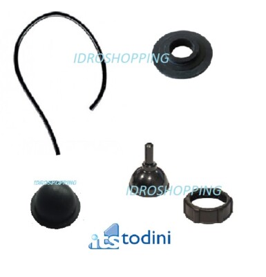 RICAMBI ITS TODINI GUARNIZIONI CUPOLA DADO TUBICINO SILICONE SCARICO WC