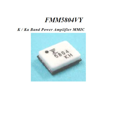 1PCS Eudyna FMM5804VY K / Ka Band Power Amplifier MMIC 17.5-31.5 GHz New